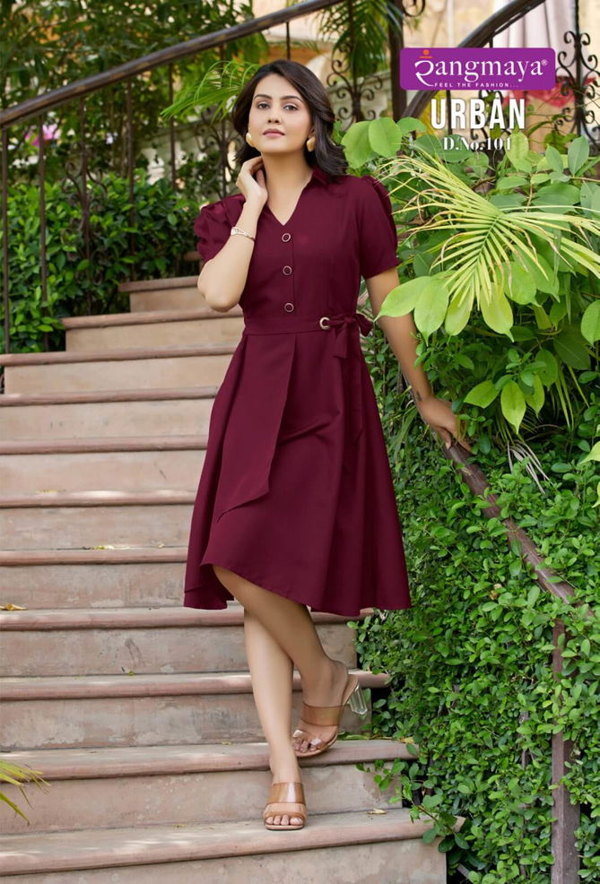 Urban By Rangmaya Party Wear Designer Kurtis Catalog
